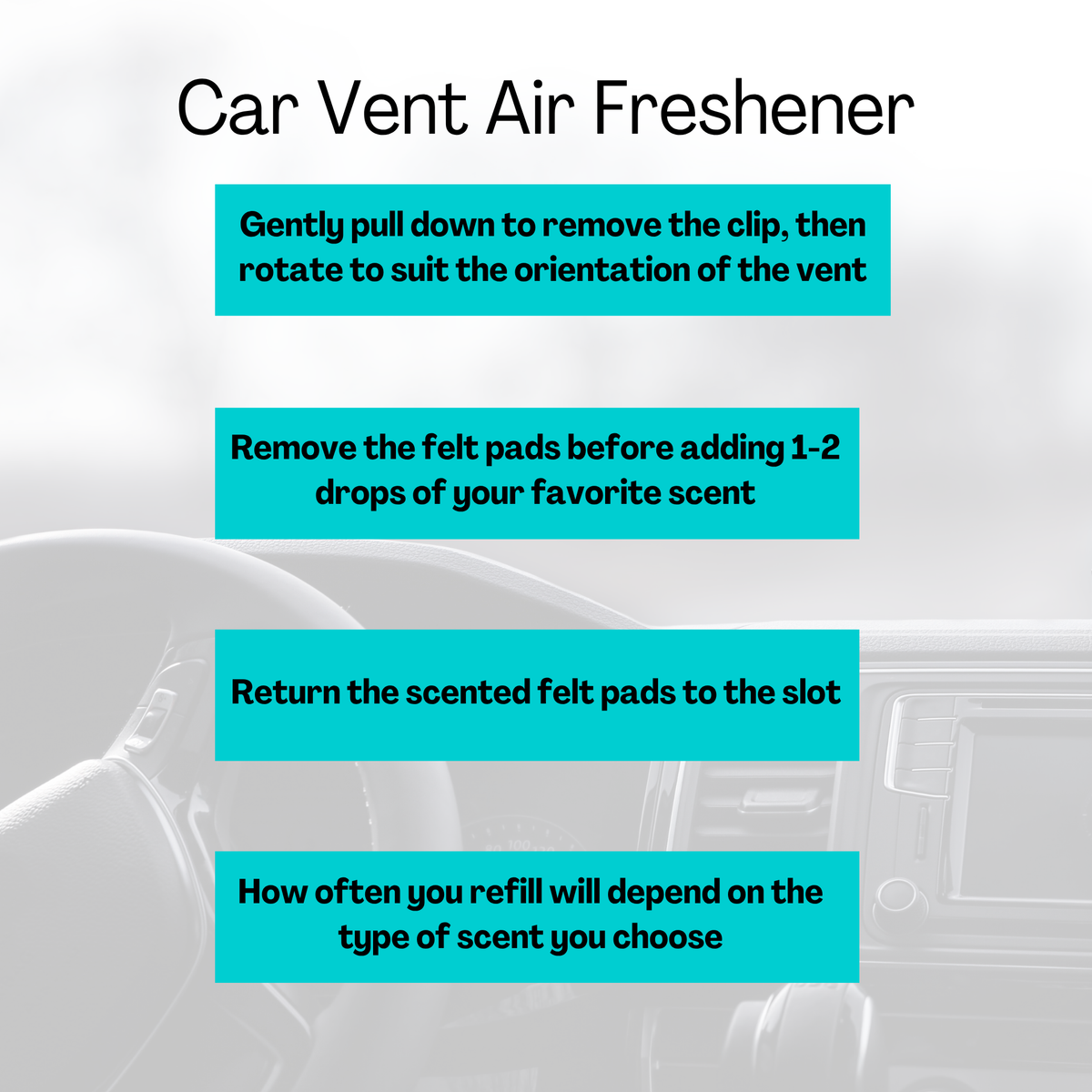 Pride Car Vent Diffuser