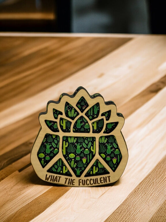What The Fucculent Car Vent Air Freshener Sassy Gift For Plant Lover