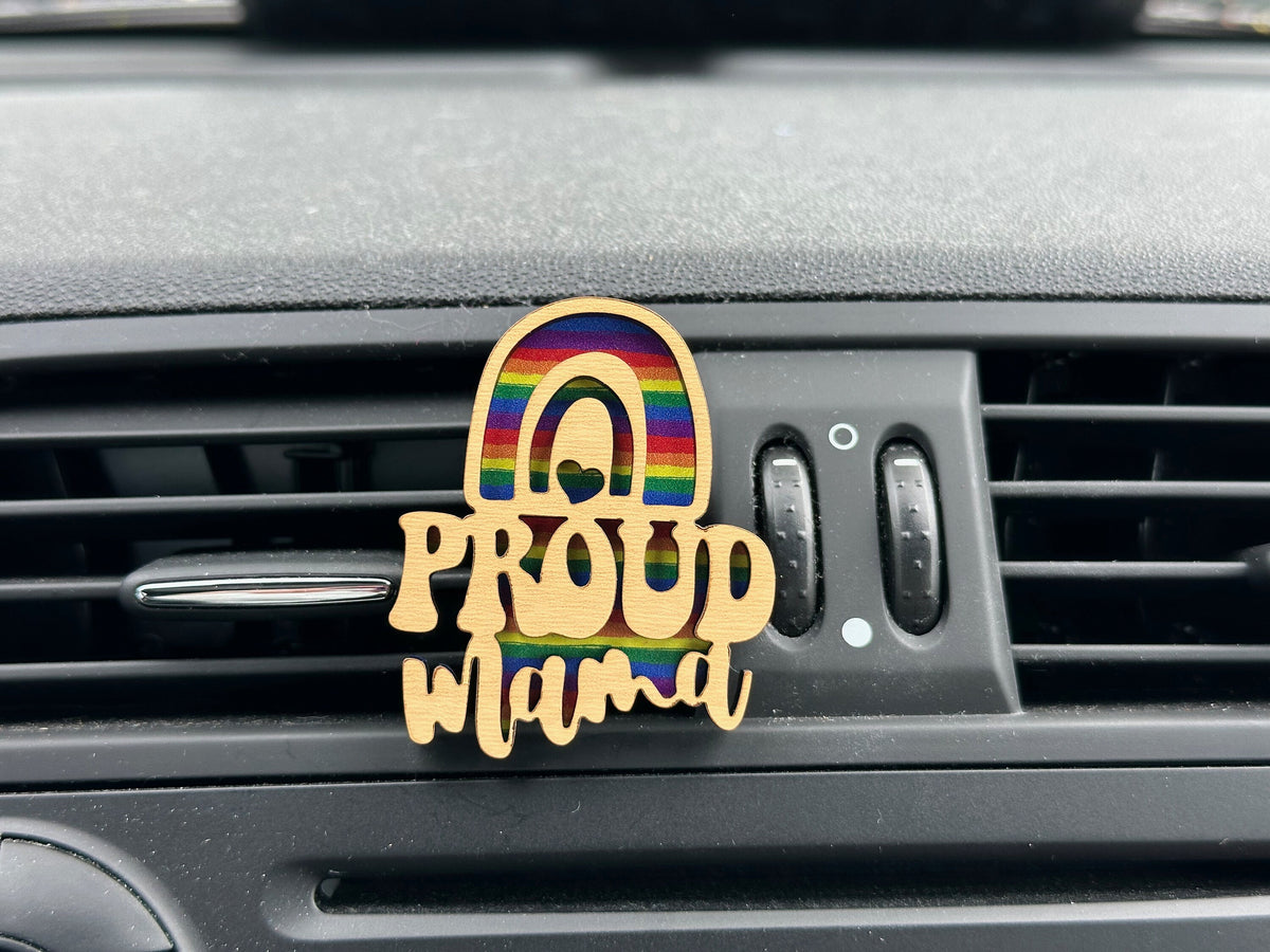 Proud Mama Car Vent Air Freshener Essential Oil Diffuser Gift For Mom