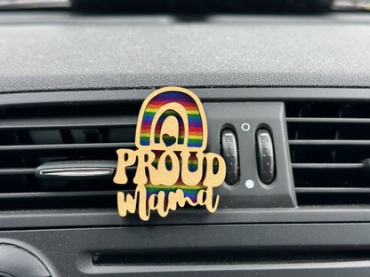 Proud Mama Car Vent Air Freshener Essential Oil Diffuser Gift For Mom