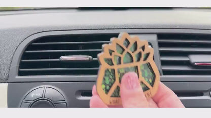 Essential Oil Car Air Freshener - Funny Cactus Plant Car Accessories